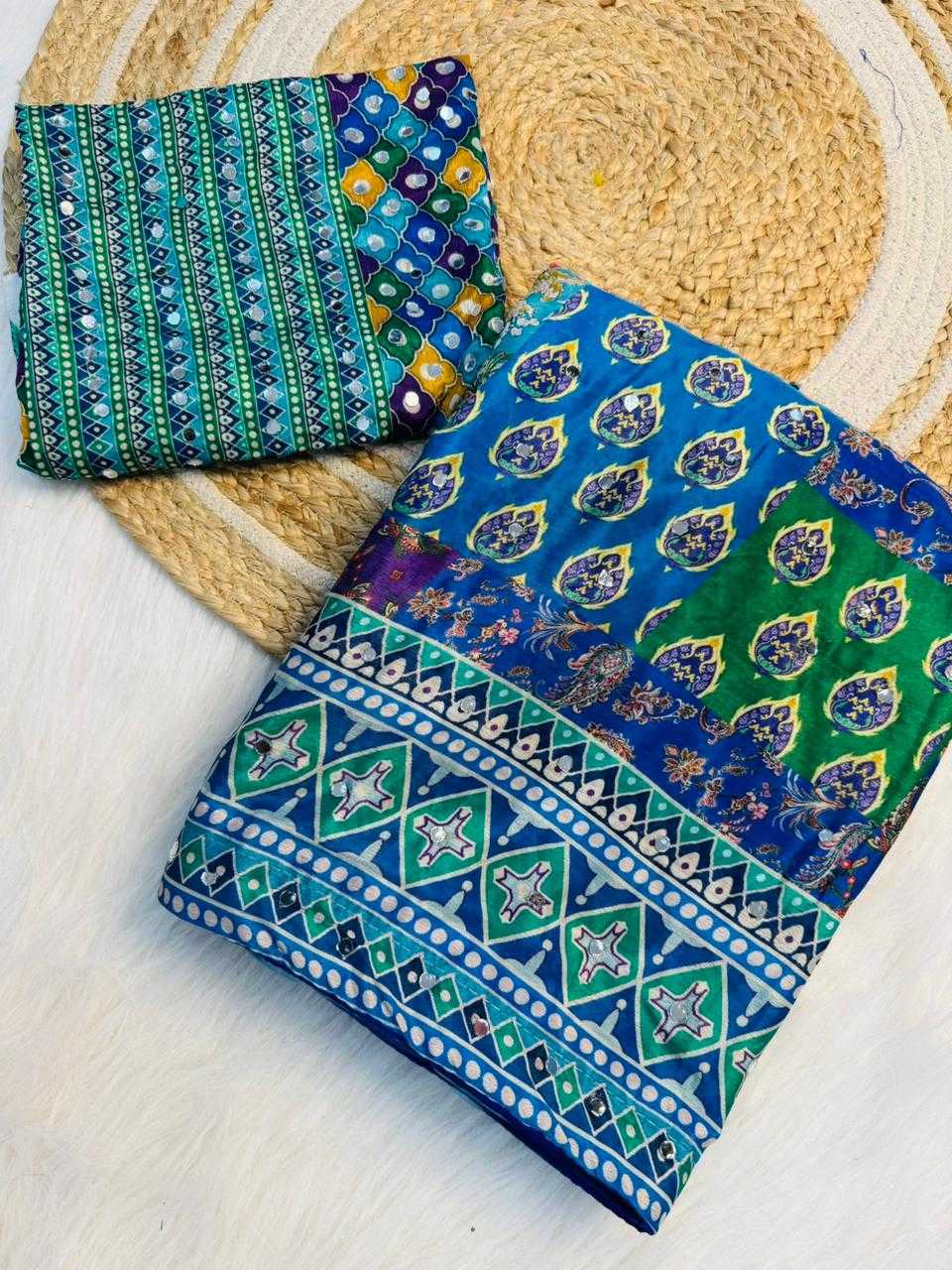 Chinon Printed Saree
