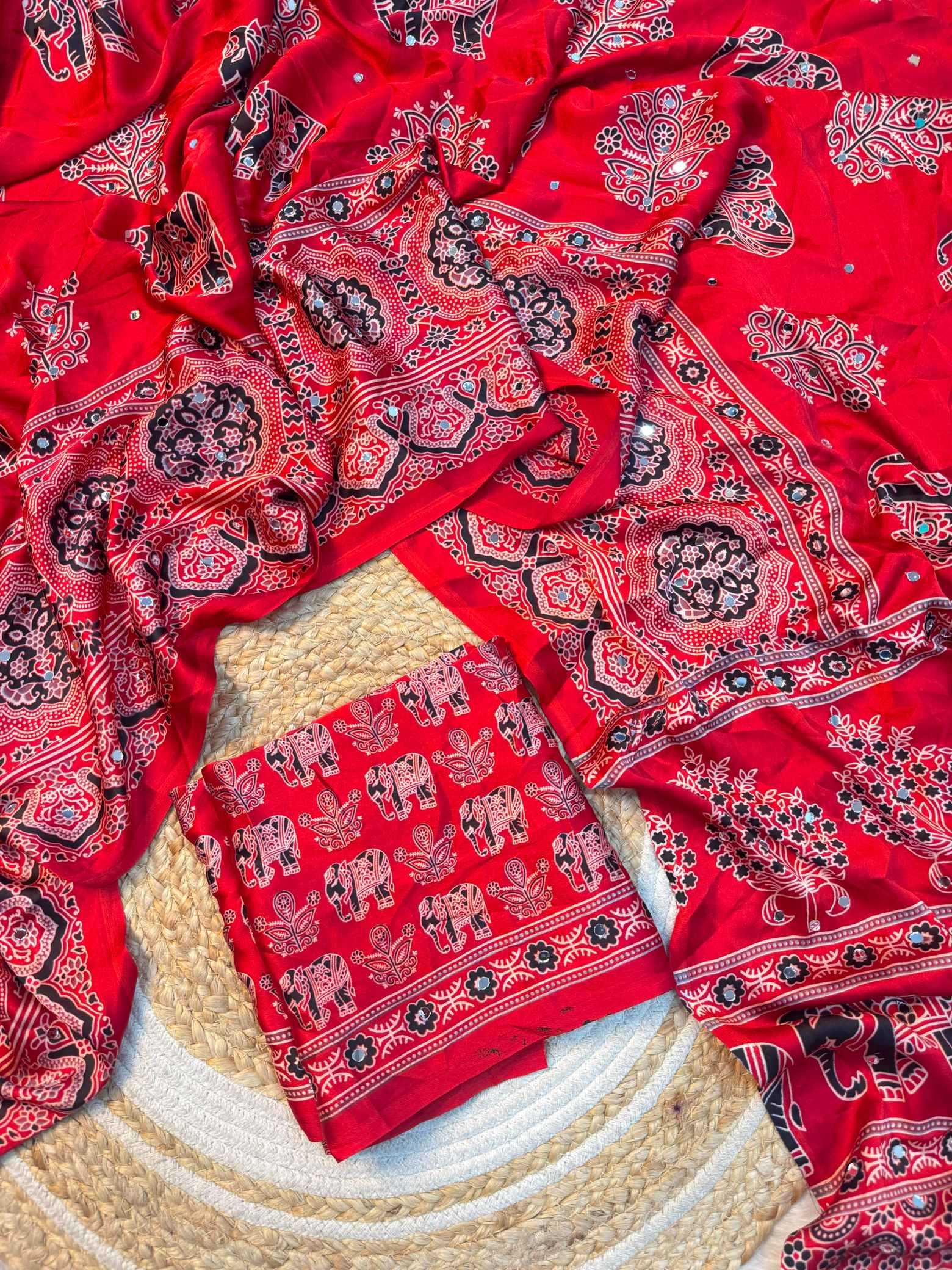 Satin Silk Brocade Saree