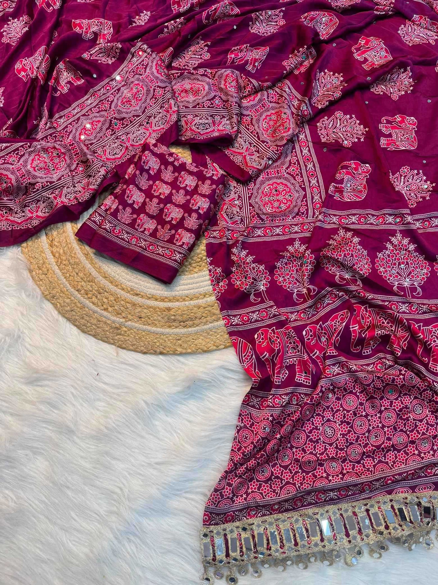 Satin Silk Brocade Saree