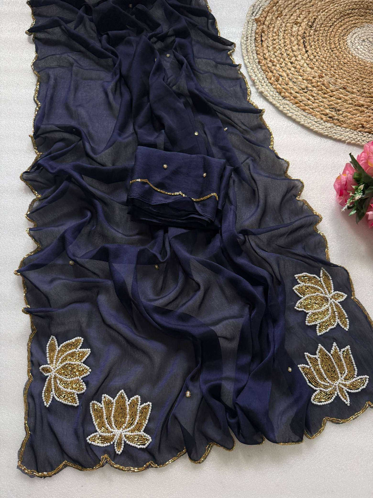 Rangoli Silk Soft Saree in Dark Green
