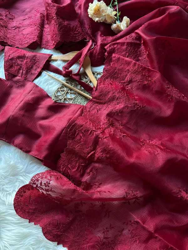 Chex Kota Checks Designer Saree
