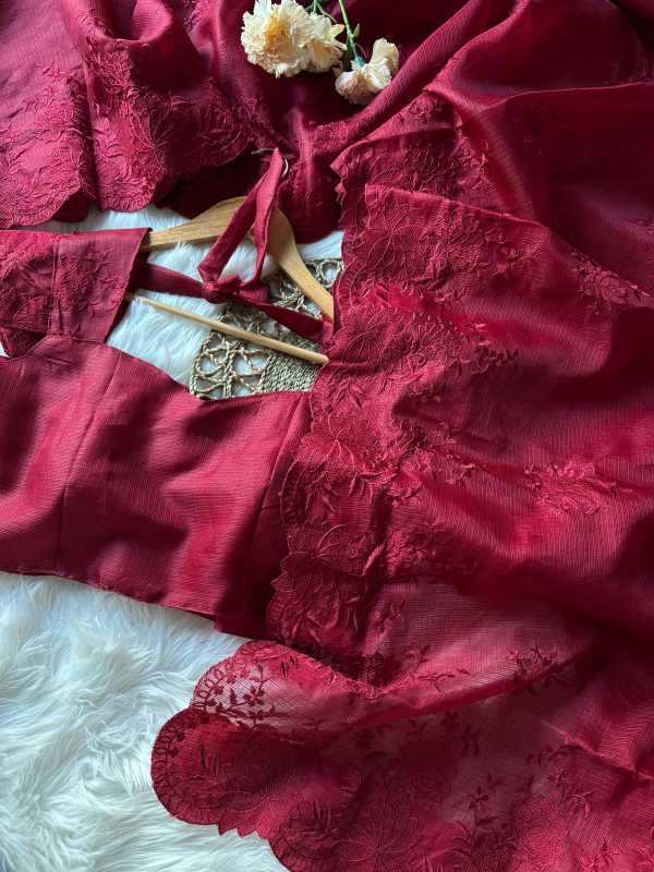 Chex Kota Checks Designer Saree