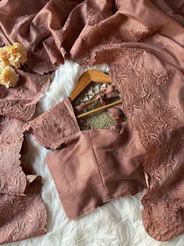 Chex Kota Checks Designer Saree