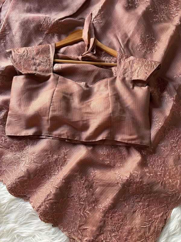 Chex Kota Checks Designer Saree