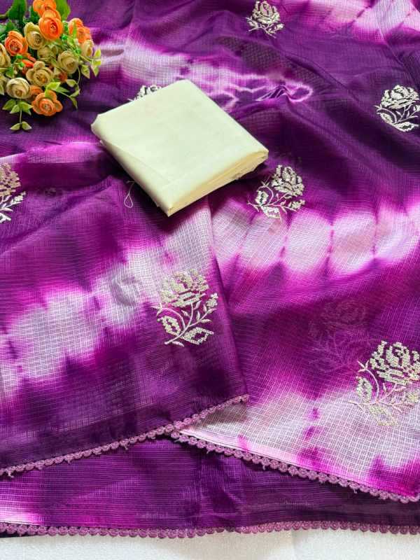 Kota Checks Designer Saree