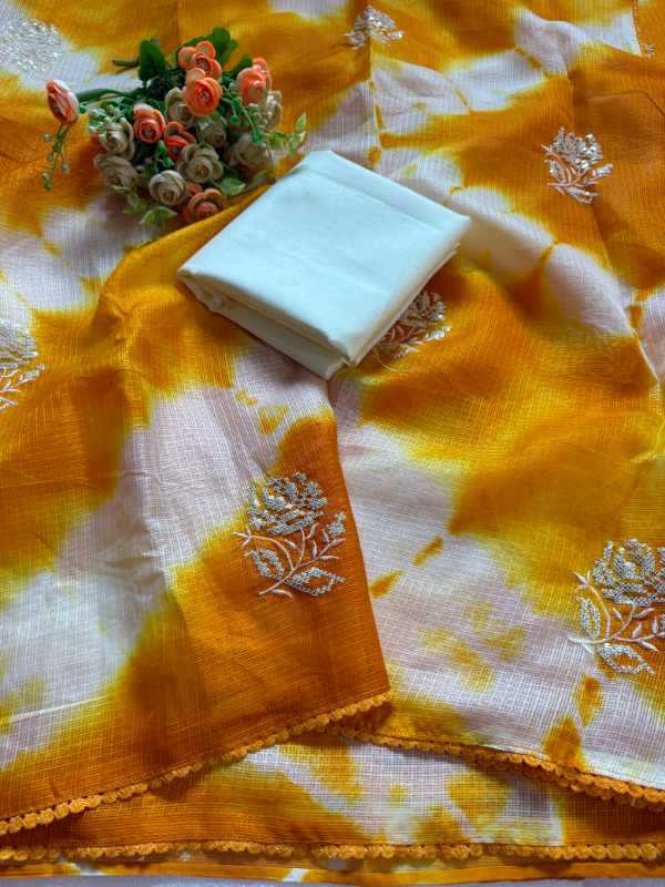 Kota Checks Designer Saree