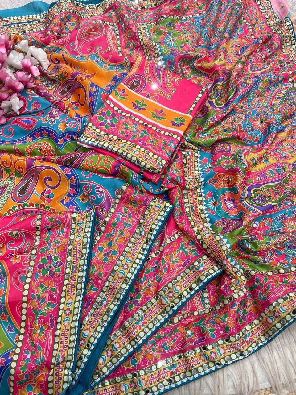Chinon Designer Saree