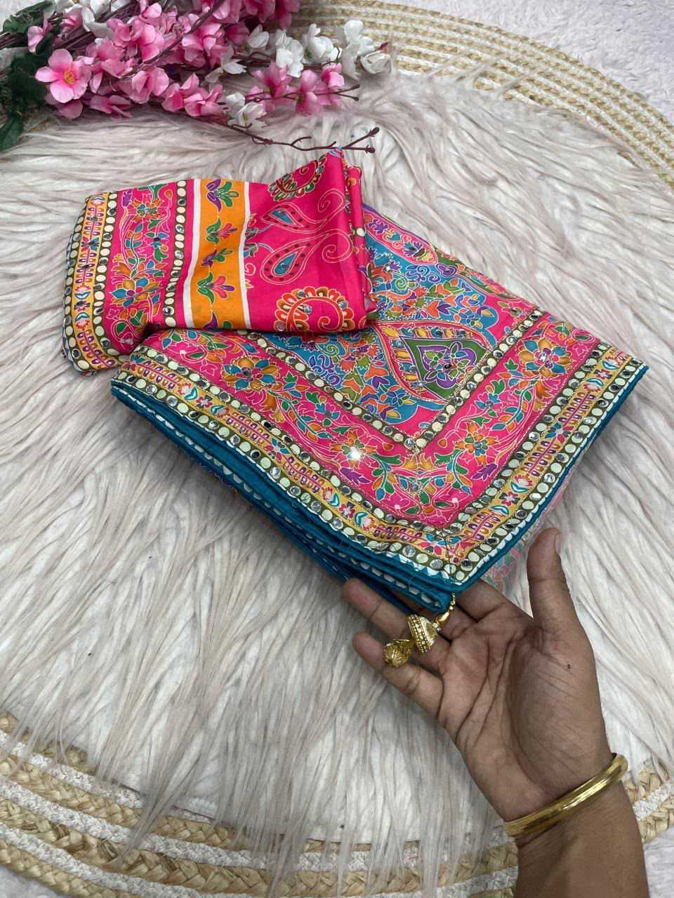 Chinon Designer Saree