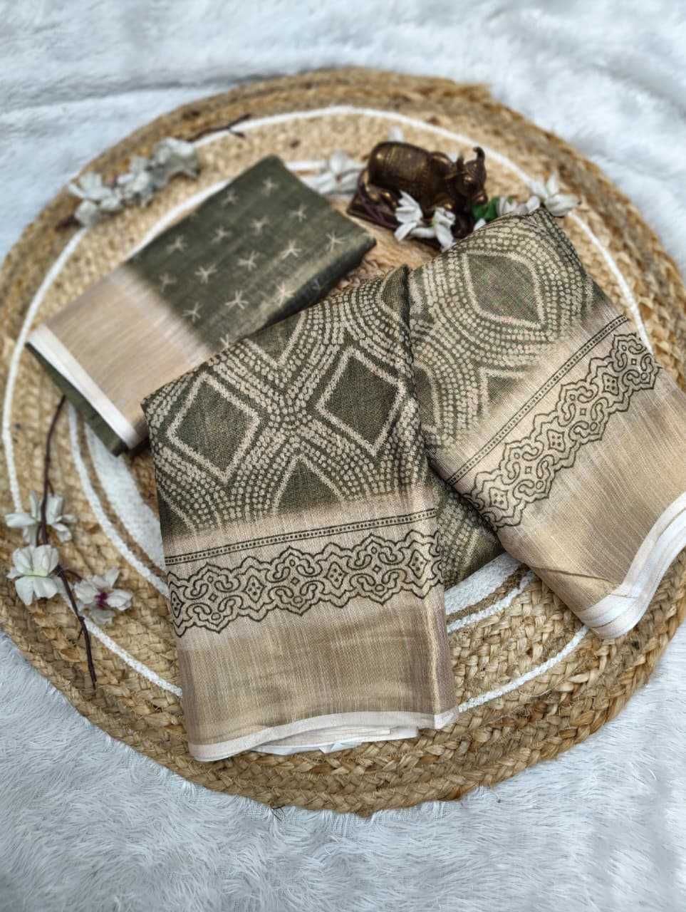 Printed Silk Saree