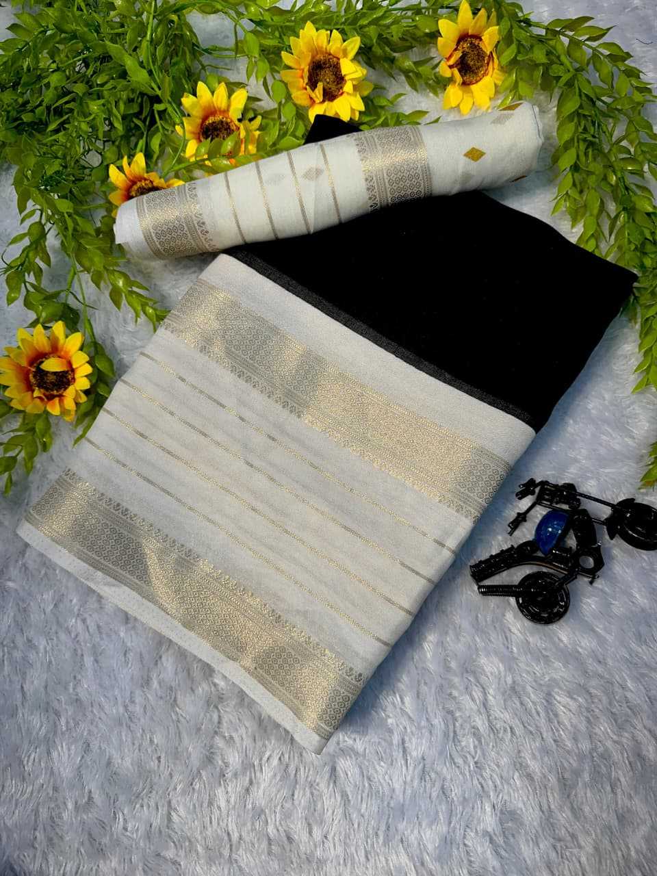Bagru Soft Silk Designer Saree