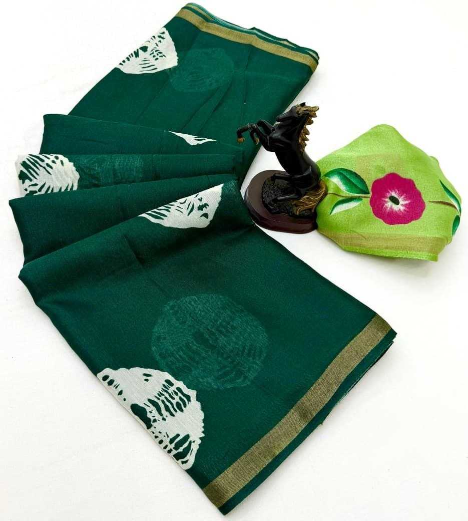 Bagru Soft Silk Designer Saree