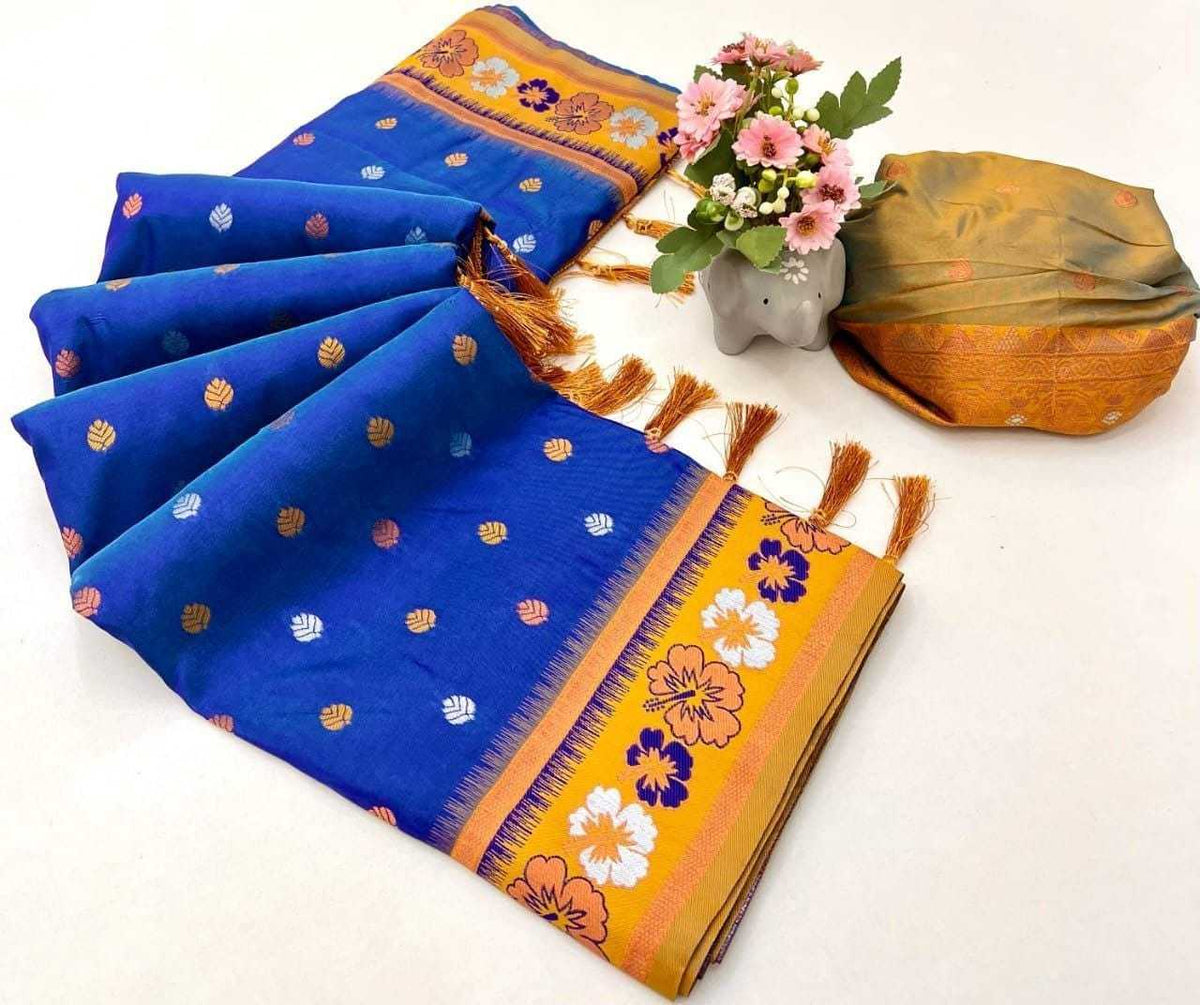 Cept Soft Silk Designer Saree