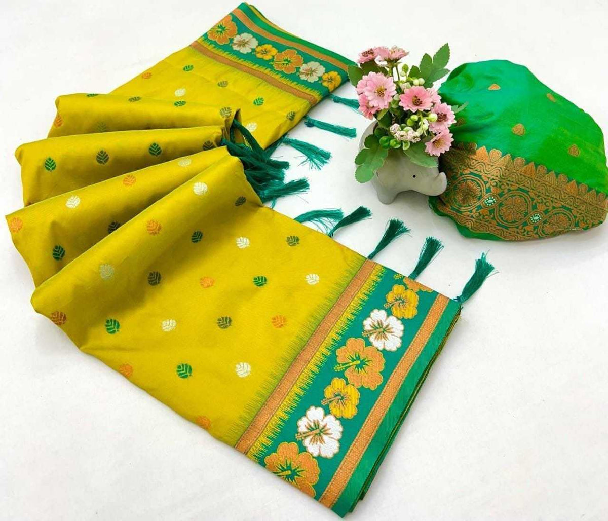 Cept Soft Silk Designer Saree