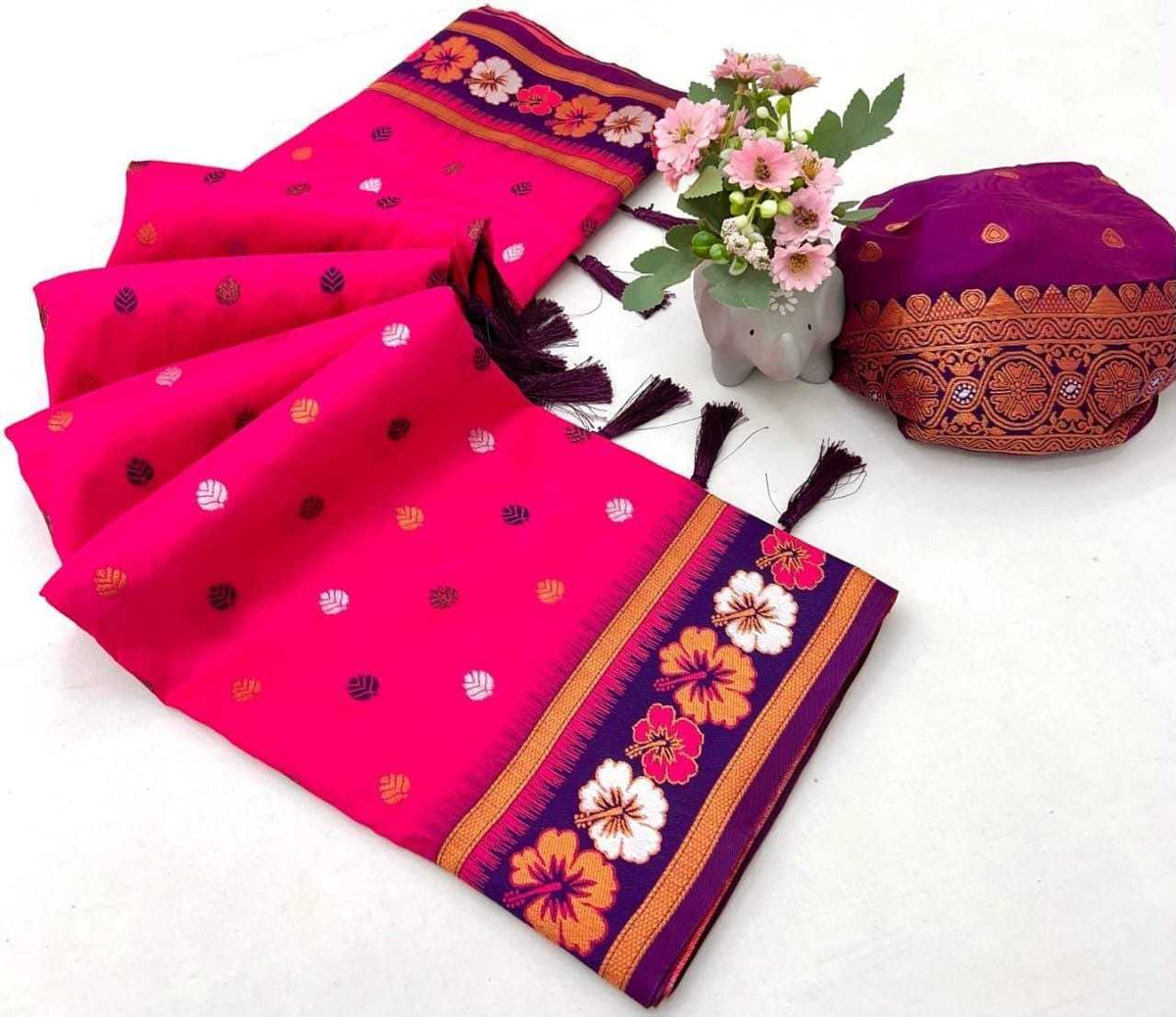 Cept Soft Silk Designer Saree