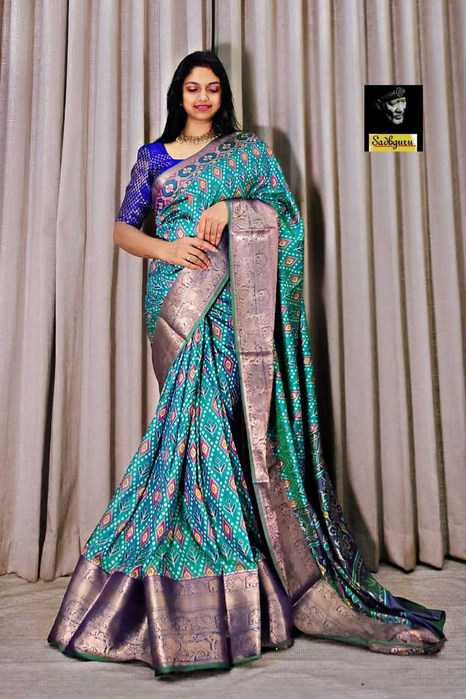 Drop Cotton Printed Saree