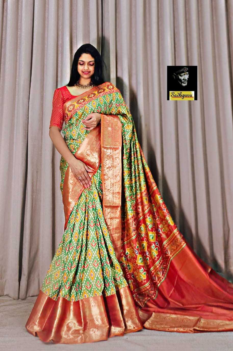 Drop Cotton Printed Saree