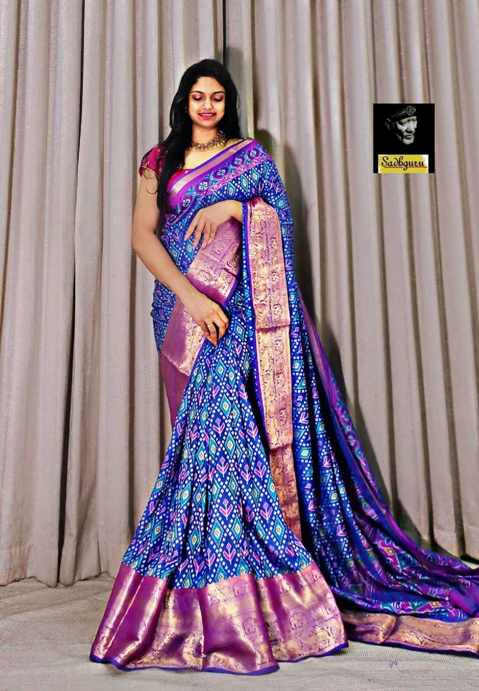 Drop Cotton Printed Saree