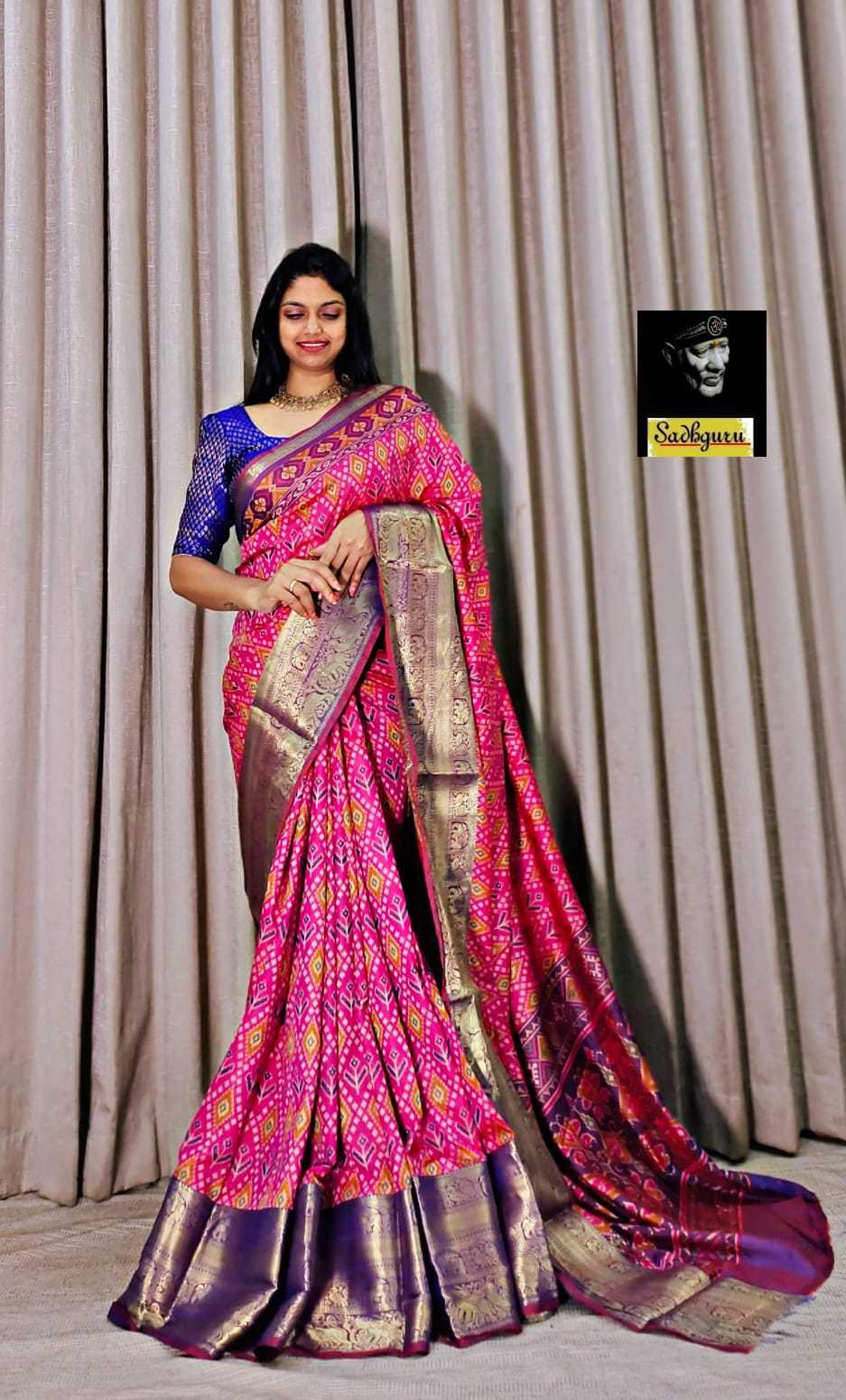 Drop Cotton Printed Saree