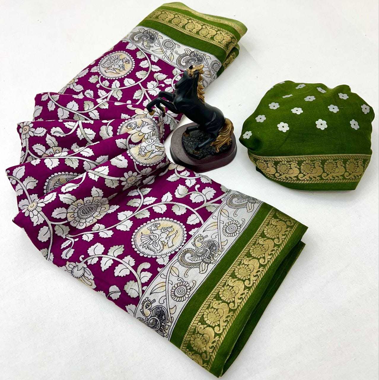 Viscose Printed Saree