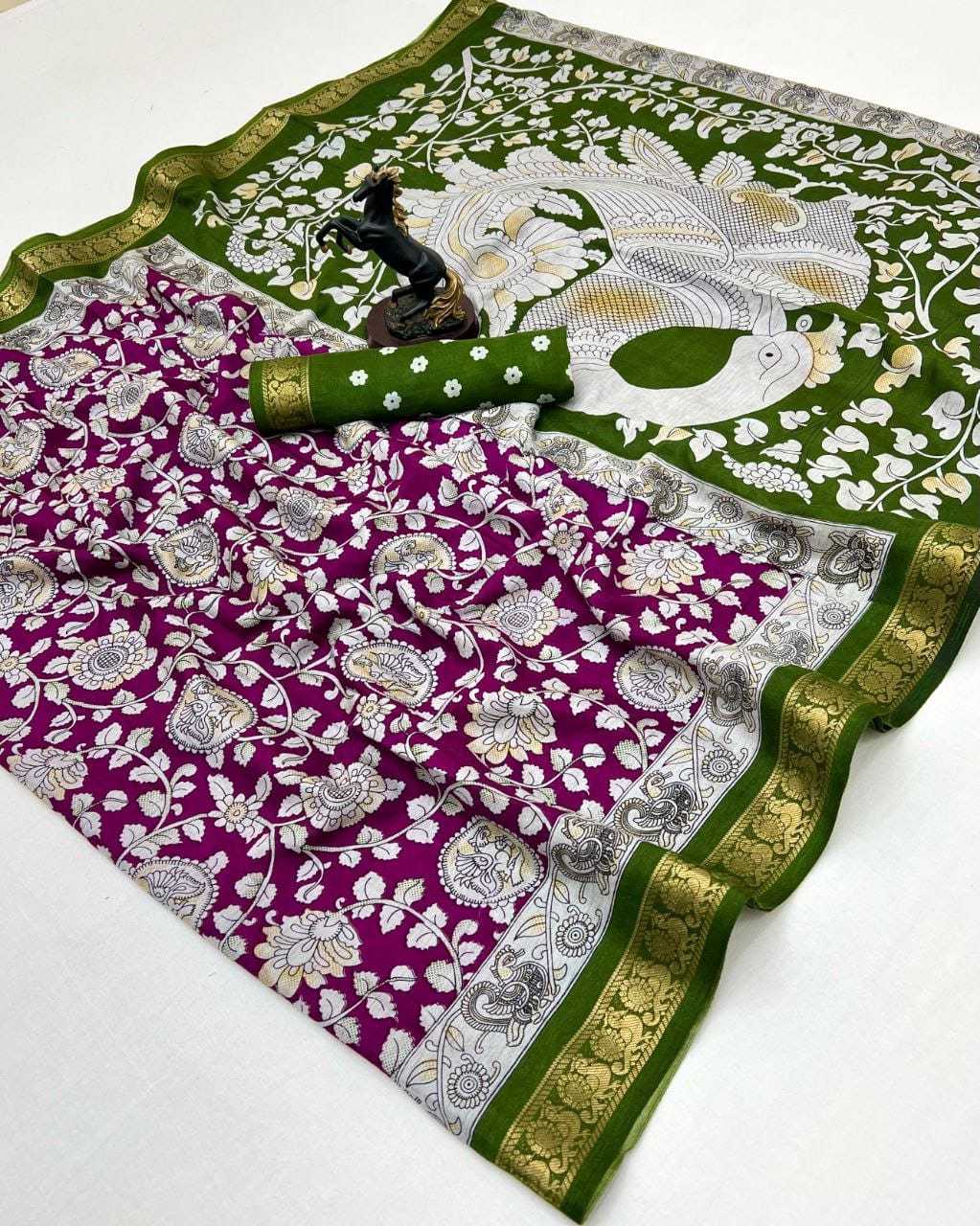 Viscose Printed Saree