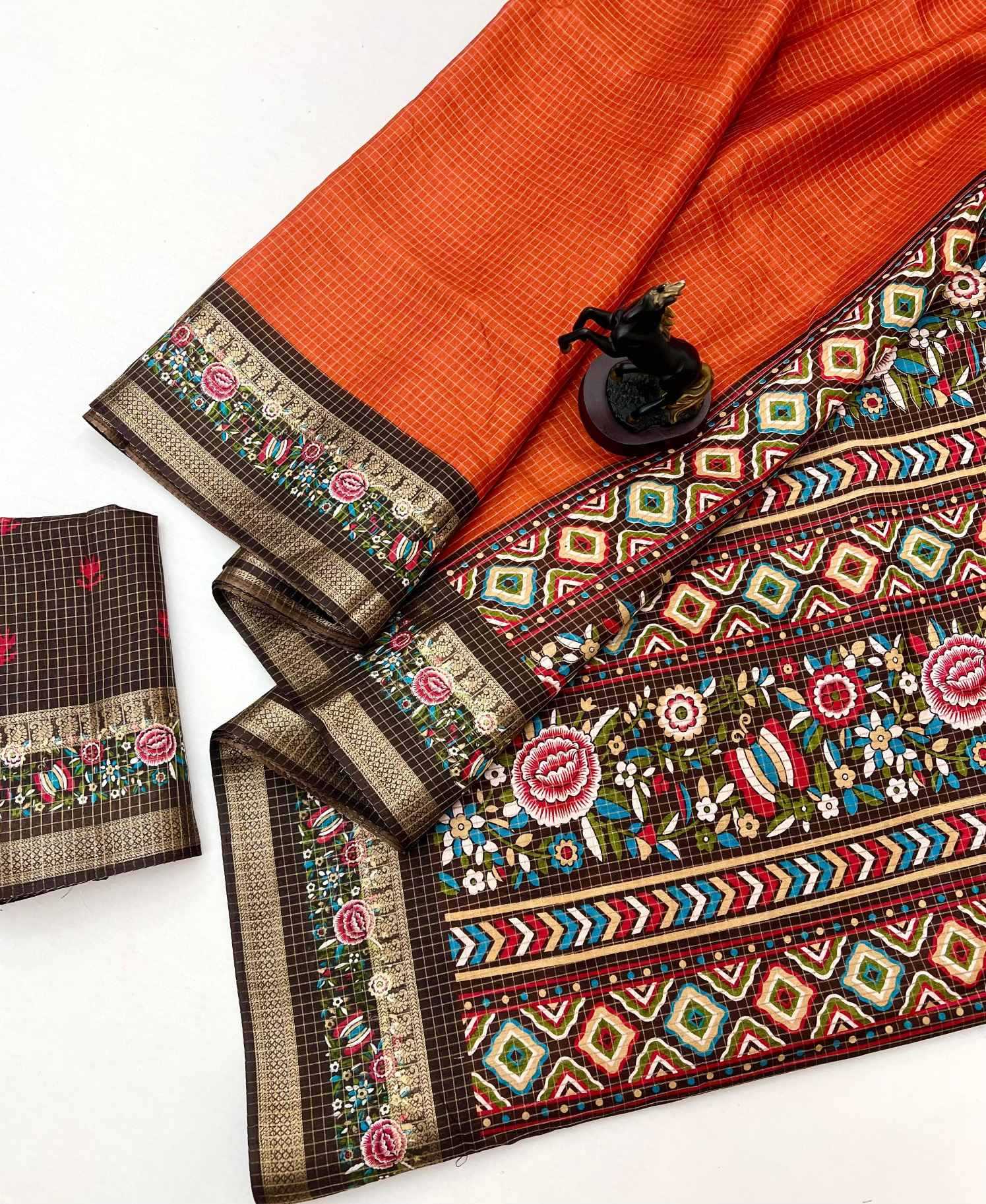 Premium Silk Printed Saree