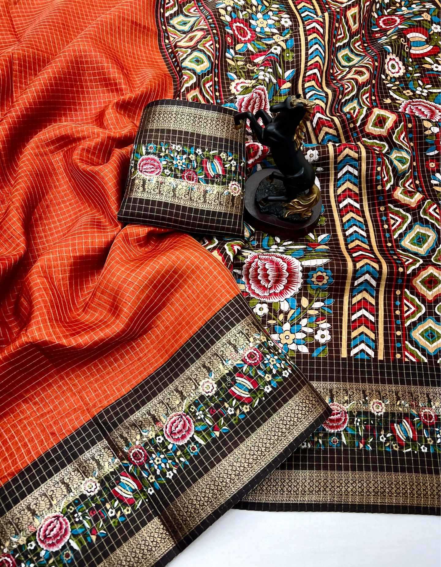 Premium Silk Printed Saree