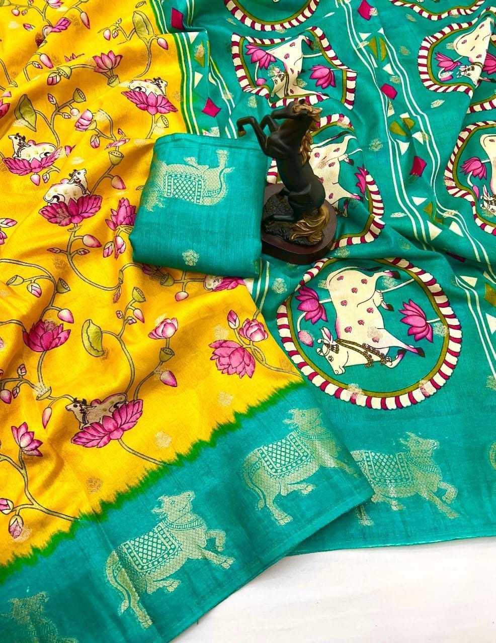 Space Silk Printed Saree
