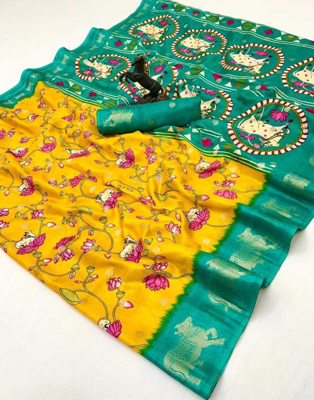 Space Silk Printed Saree