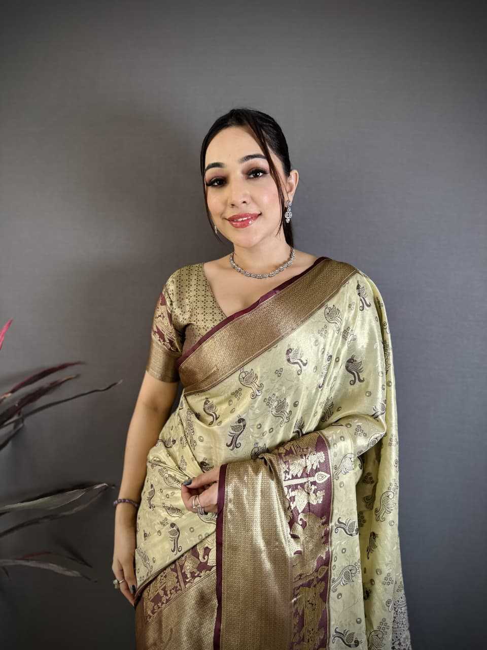 Kanjivaram Silk Zari Border Saree