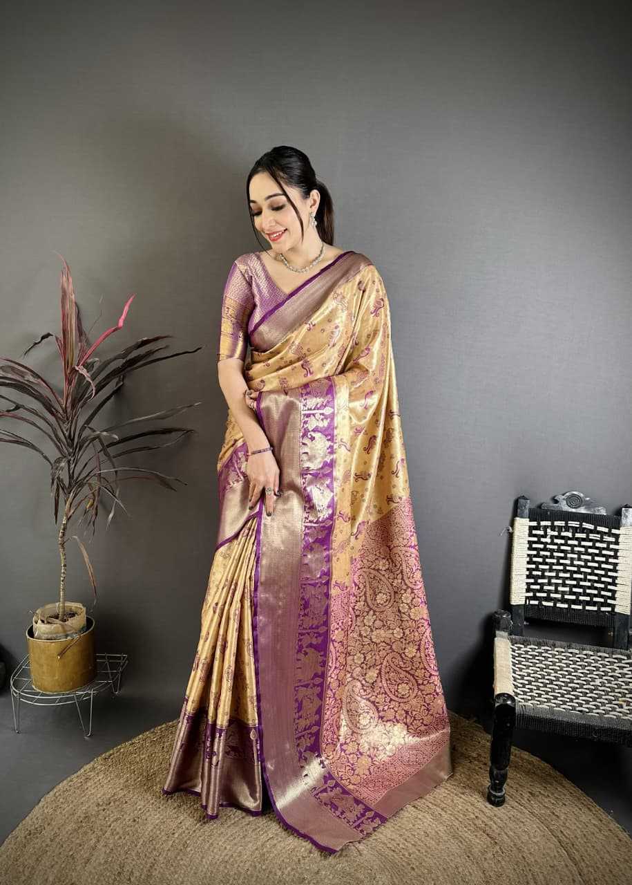 Kanjivaram Silk Zari Border Saree