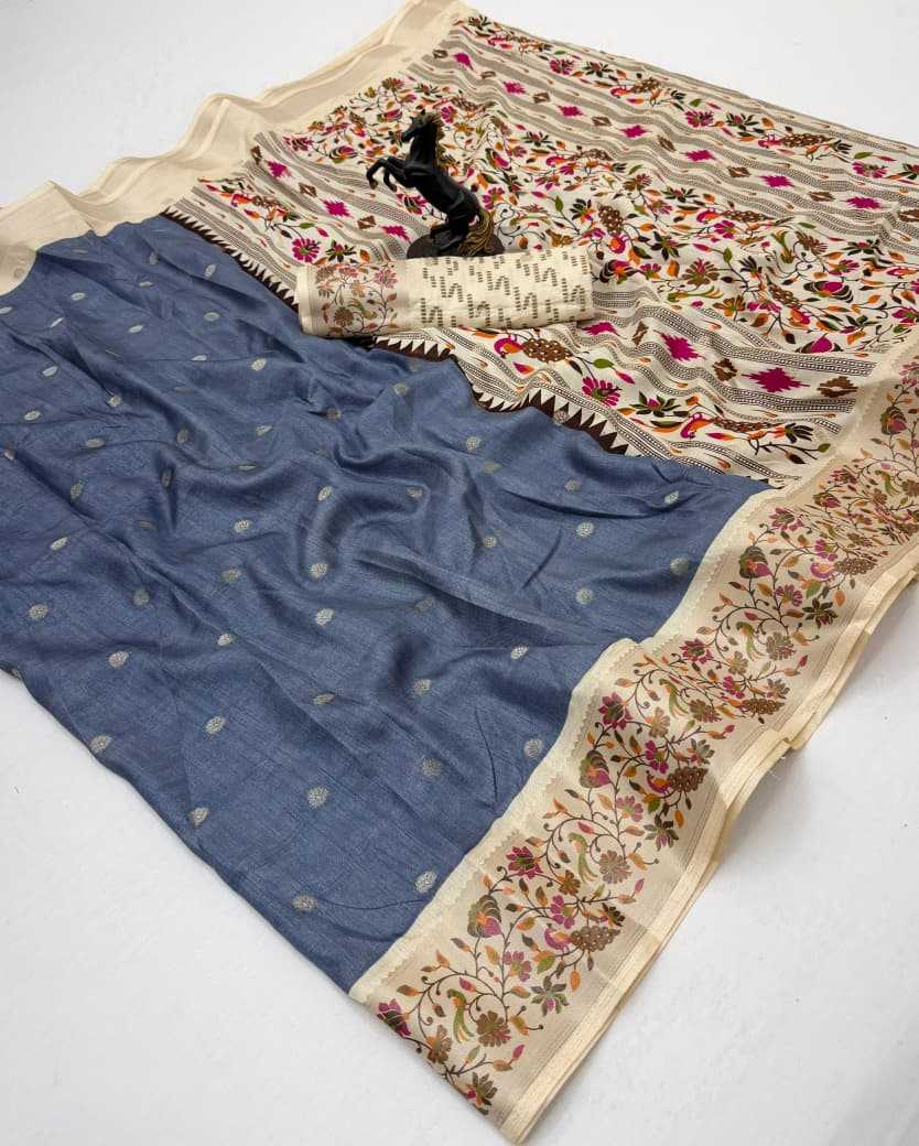 Keerthi Tussar Silk Printed Saree
