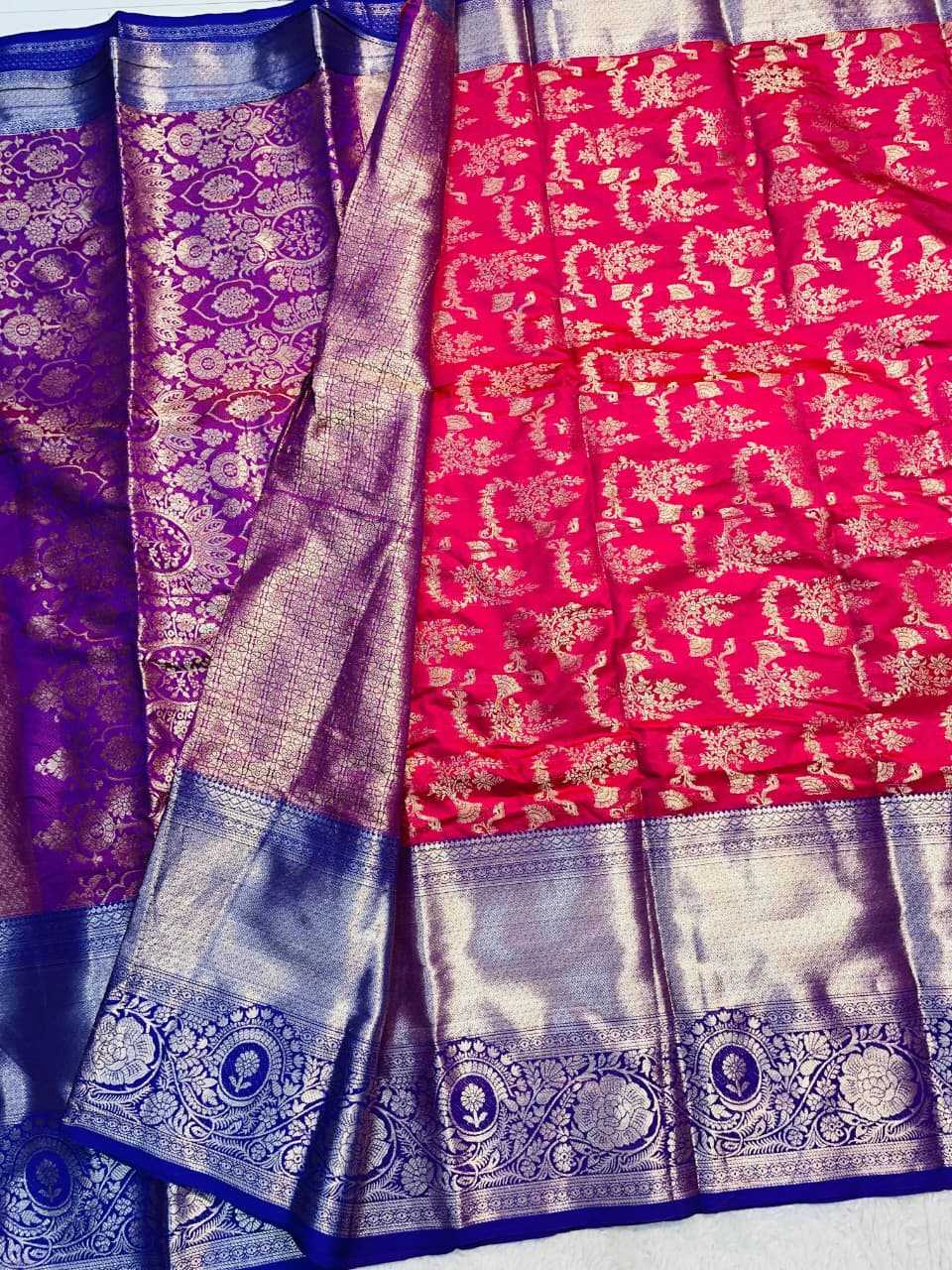Kanjivaram Silk Designer Saree in Blue