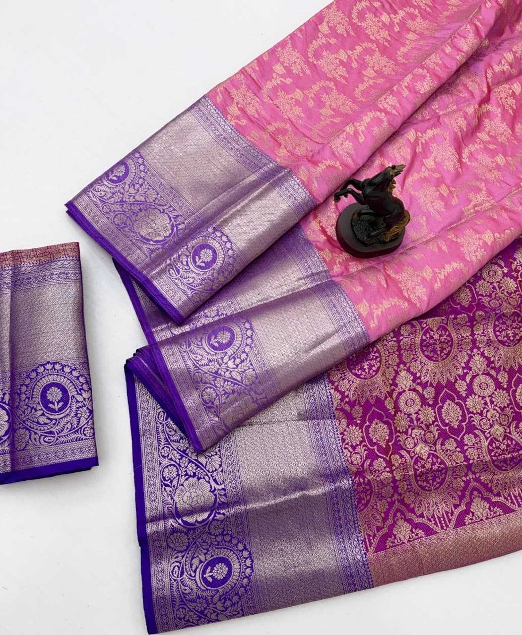 Kanjivaram Silk Designer Saree in Blue