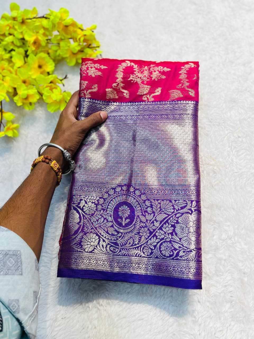 Kanjivaram Silk Designer Saree in Blue