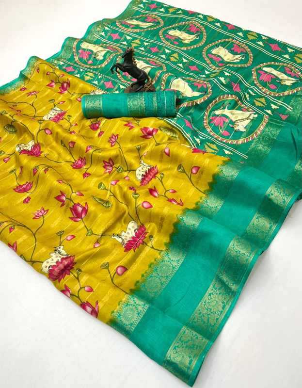 Mix Dola Silk Designer Saree