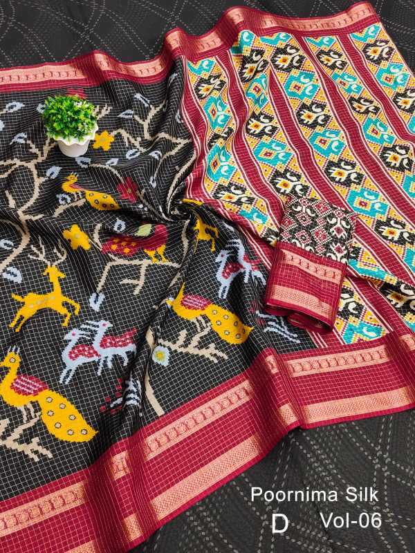 Mix Dola Silk Designer Saree