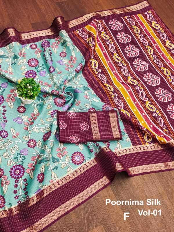 Mix Dola Silk Designer Saree