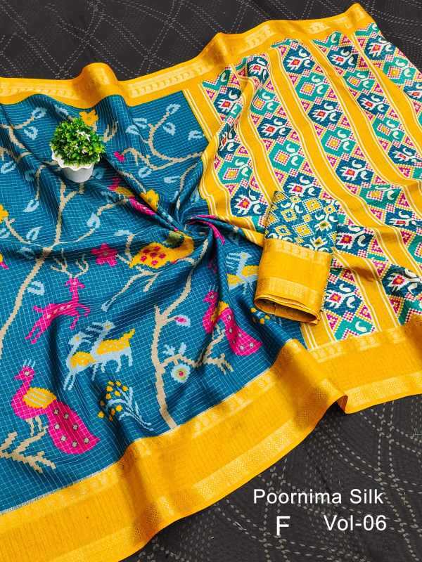 Mix Dola Silk Designer Saree
