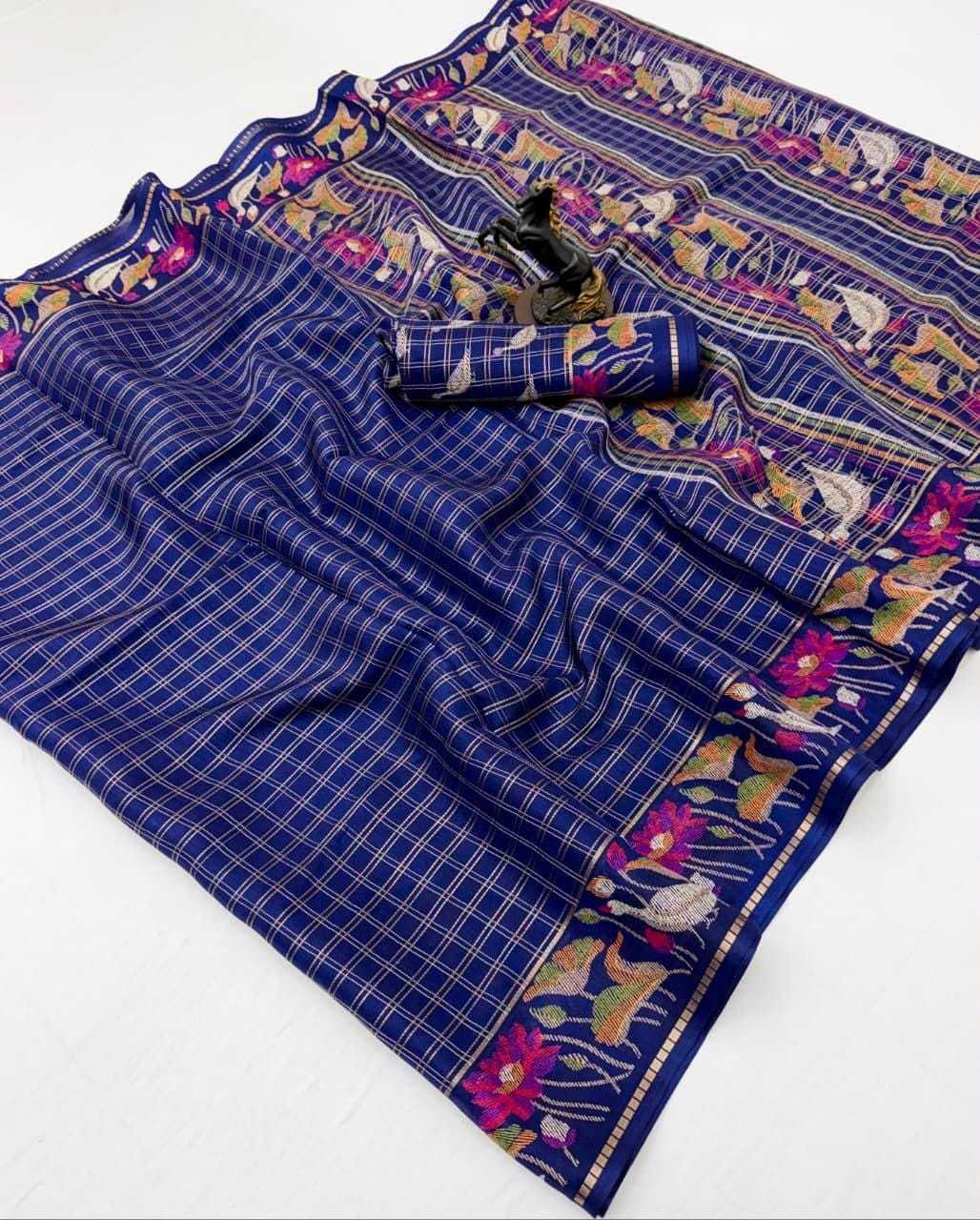 Space Silk Kalamkari Saree