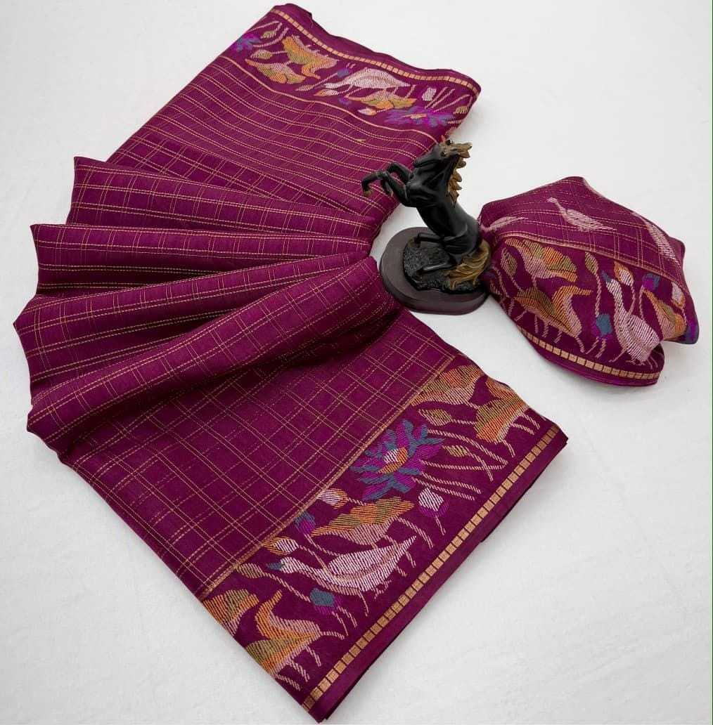 Space Silk Kalamkari Saree