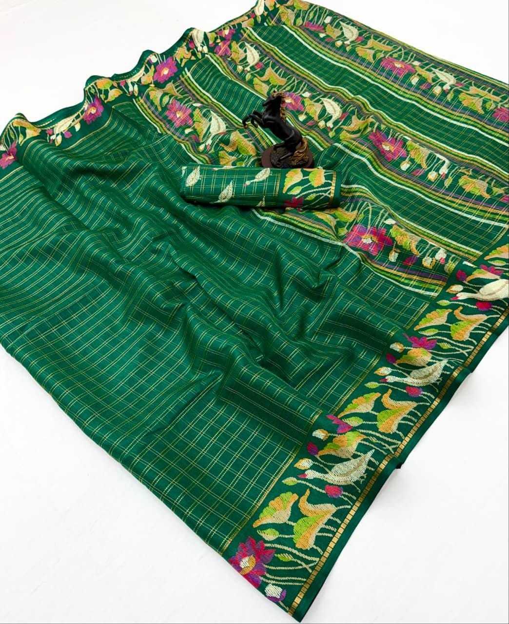 Space Silk Kalamkari Saree