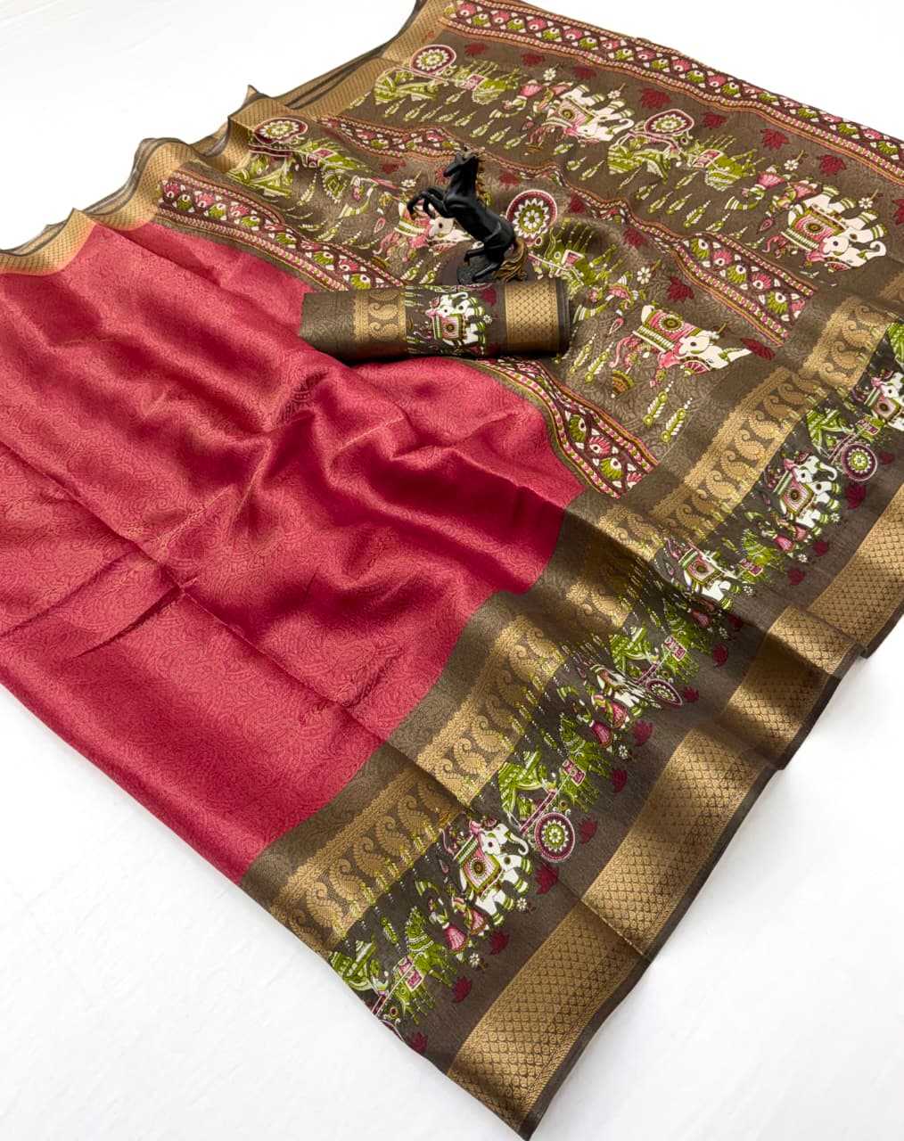 Silk Zari Border Saree