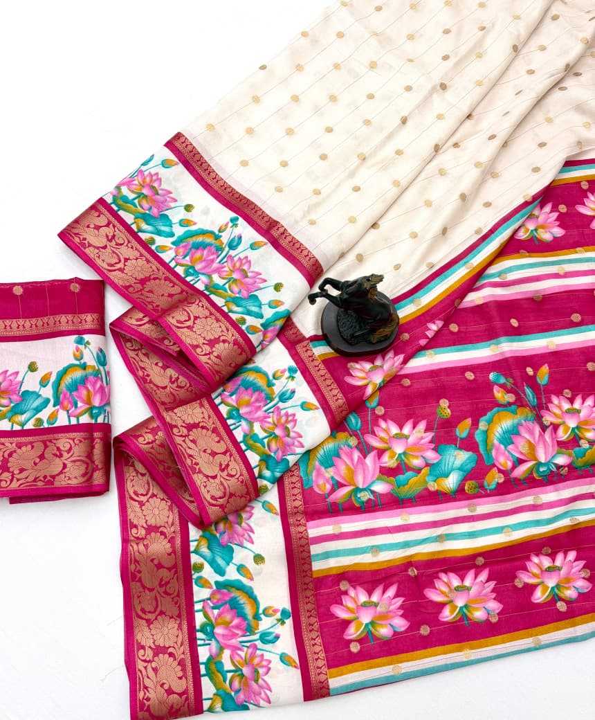 Dola Silk Kalamkari Saree