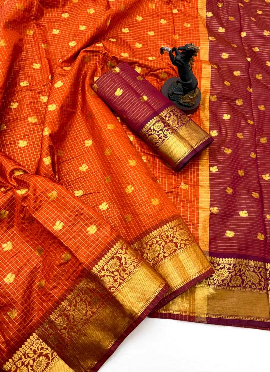 Banarasi Soft Silk Zari Border Saree
