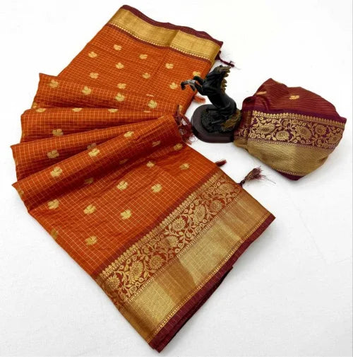 Banarasi Soft Silk Zari Border Saree