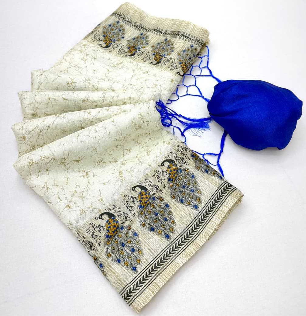 Nency Khadi Cotton Designer Saree