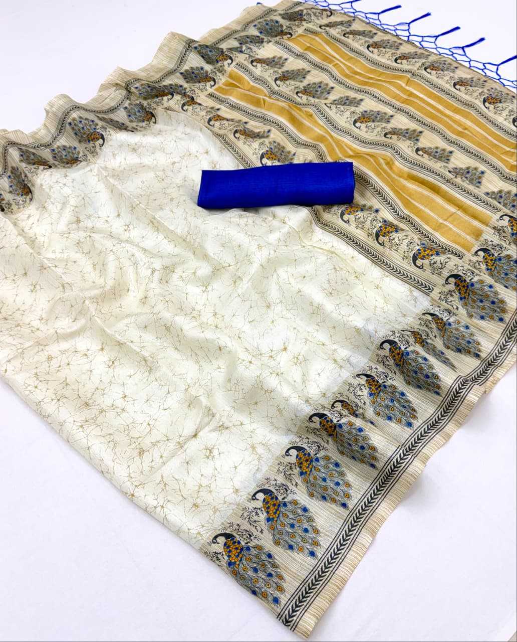 Nency Khadi Cotton Designer Saree