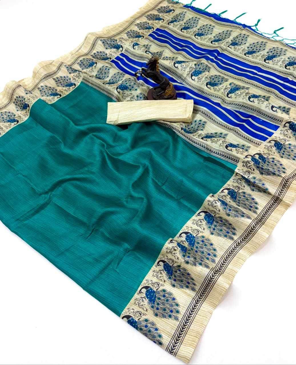 Khadi Cotton Printed Saree