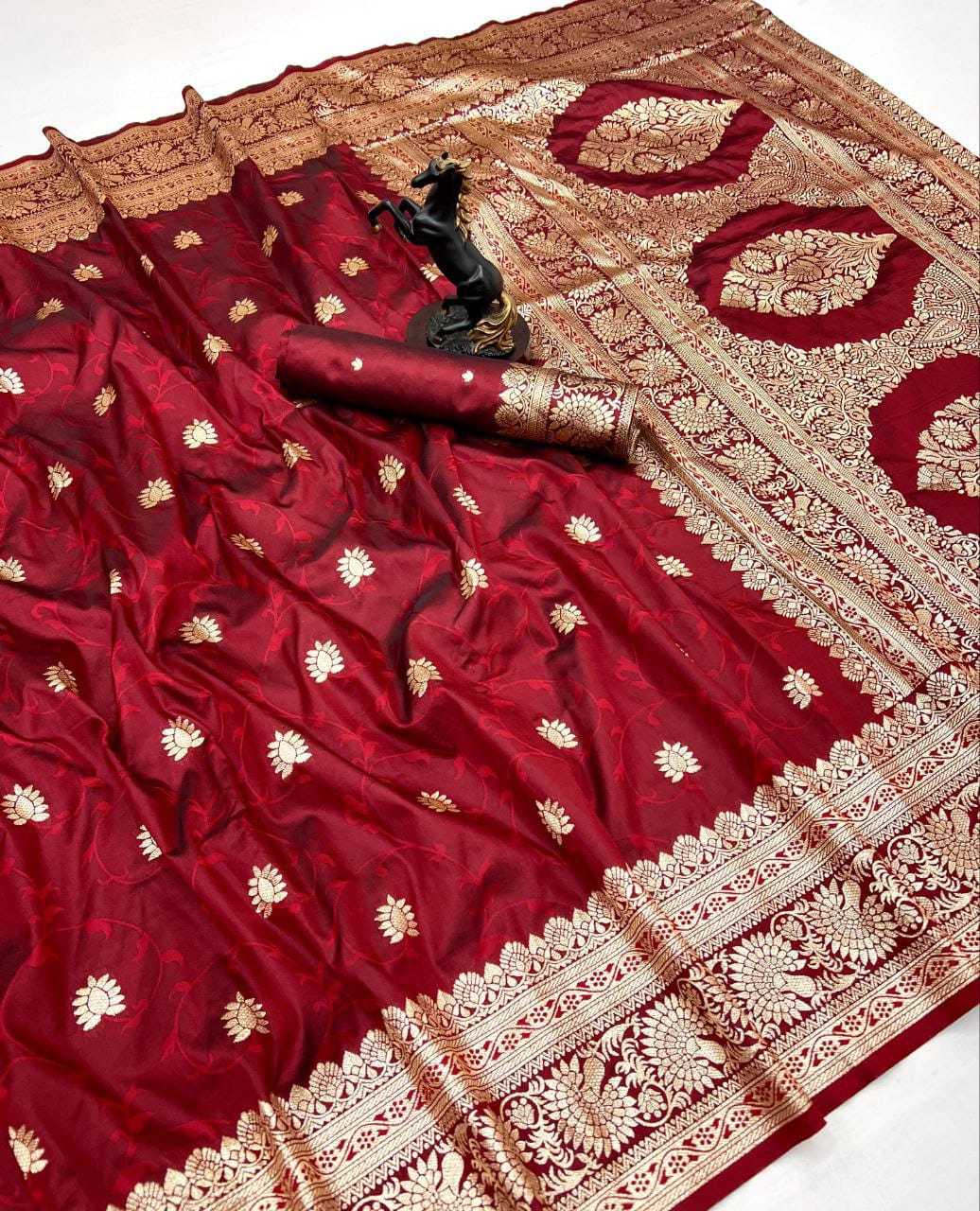Nisha Banarasi Soft Silk Designer Saree