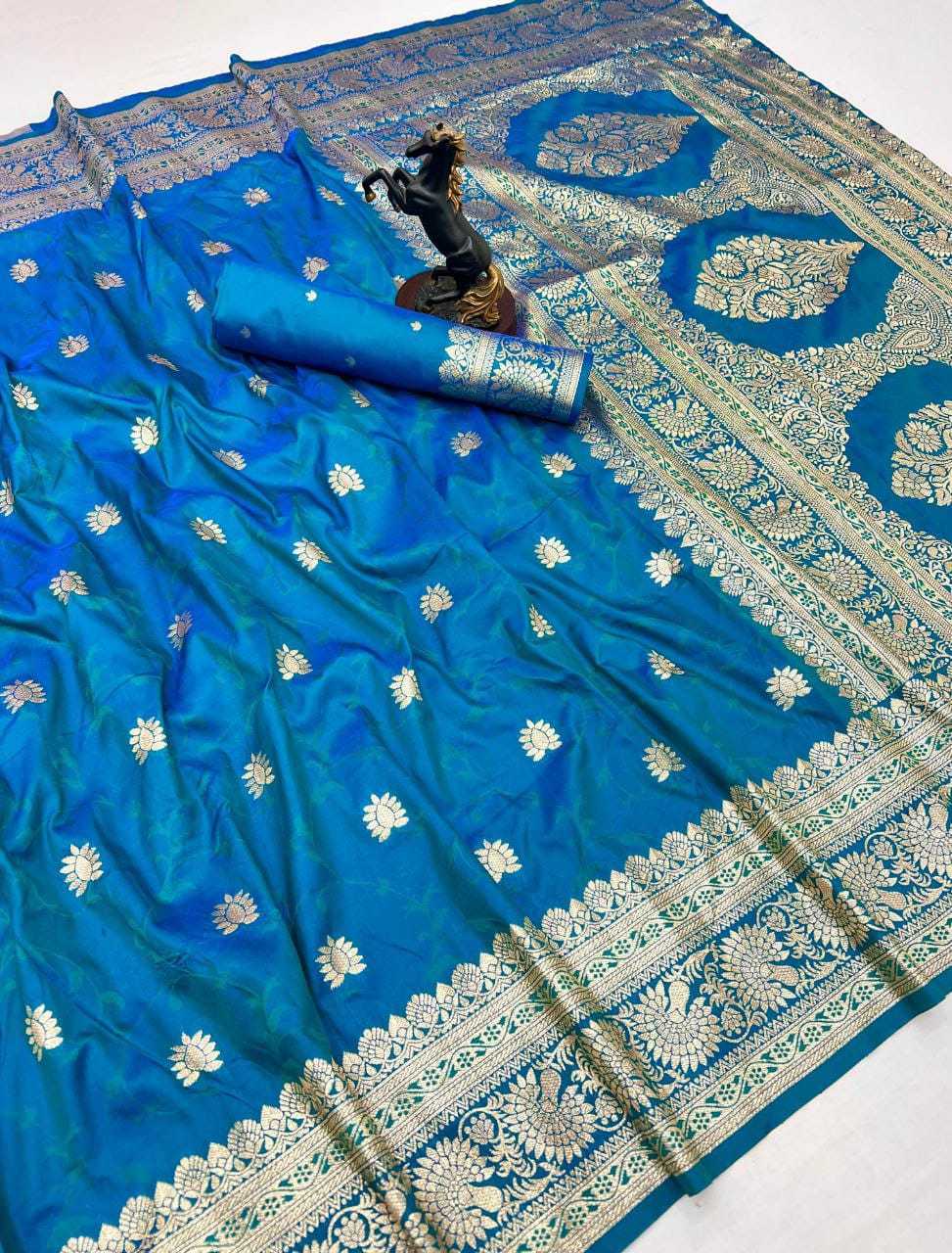 Nisha Banarasi Soft Silk Designer Saree